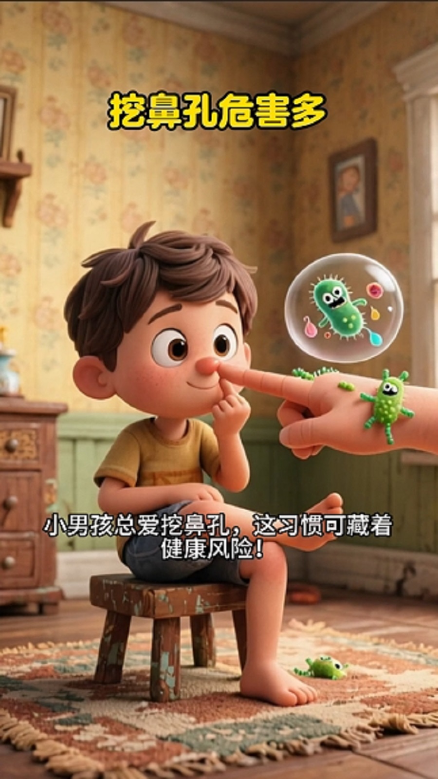 育儿科普动态视频一键生成coze工作流